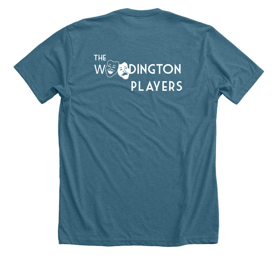Witches!? In Salem!? Merch, a Heather Deep Teal Premium Unisex Tee (back-view)