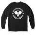 North County Pickleball Logo Shirts, a Deep Black Allmade Organic Cotton Long Sleeve Tee (back-view)