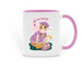Frenchy French Honeybelle Mug, a Pink Two-Tone Ceramic Mug