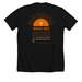 Isaiah 40:31 Shirt, a Solid Black Blend Premium Unisex Tee (back-view)