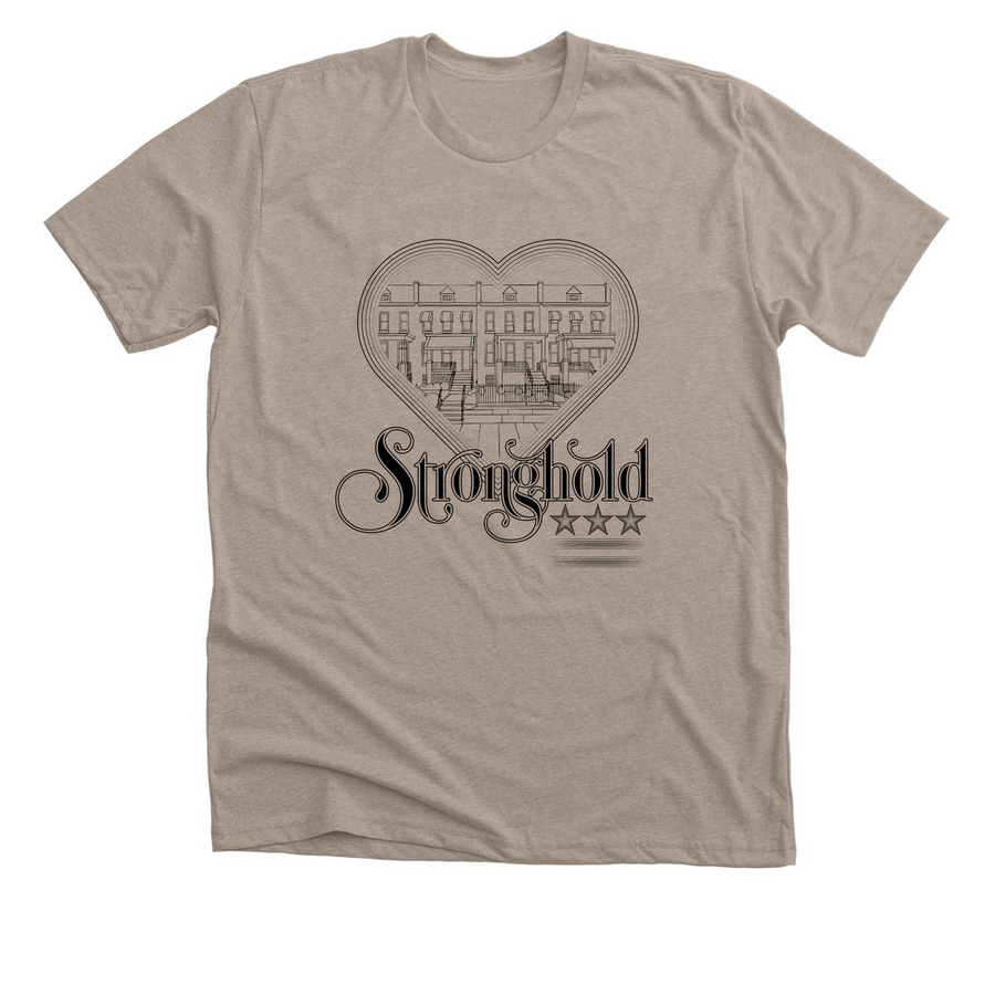 Stronghold Love (T-shirt), a Heather Stone Premium Unisex Tee