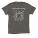 Hello Spring!, a Asphalt Premium Cotton Tee