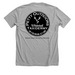 Petty Outdoors Whitetail Taxidermy Apparel, a Athletic Heather Premium Unisex Tee (back-view)