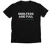 No Sleep 'Til They're All Home, a Solid Black Blend Premium V-Neck Tee