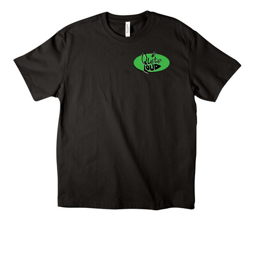Street Crew Tee-Quite Loud Collection, a Black Unisex Heavyweight Tee