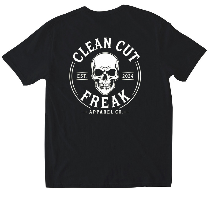 OG Logo 2.0, a Black Softstyle Cotton Tee (back-view)