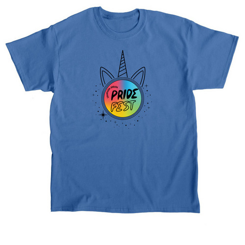 Pride Fest Unicorn 2025, a Sapphire Classic Unisex Tee