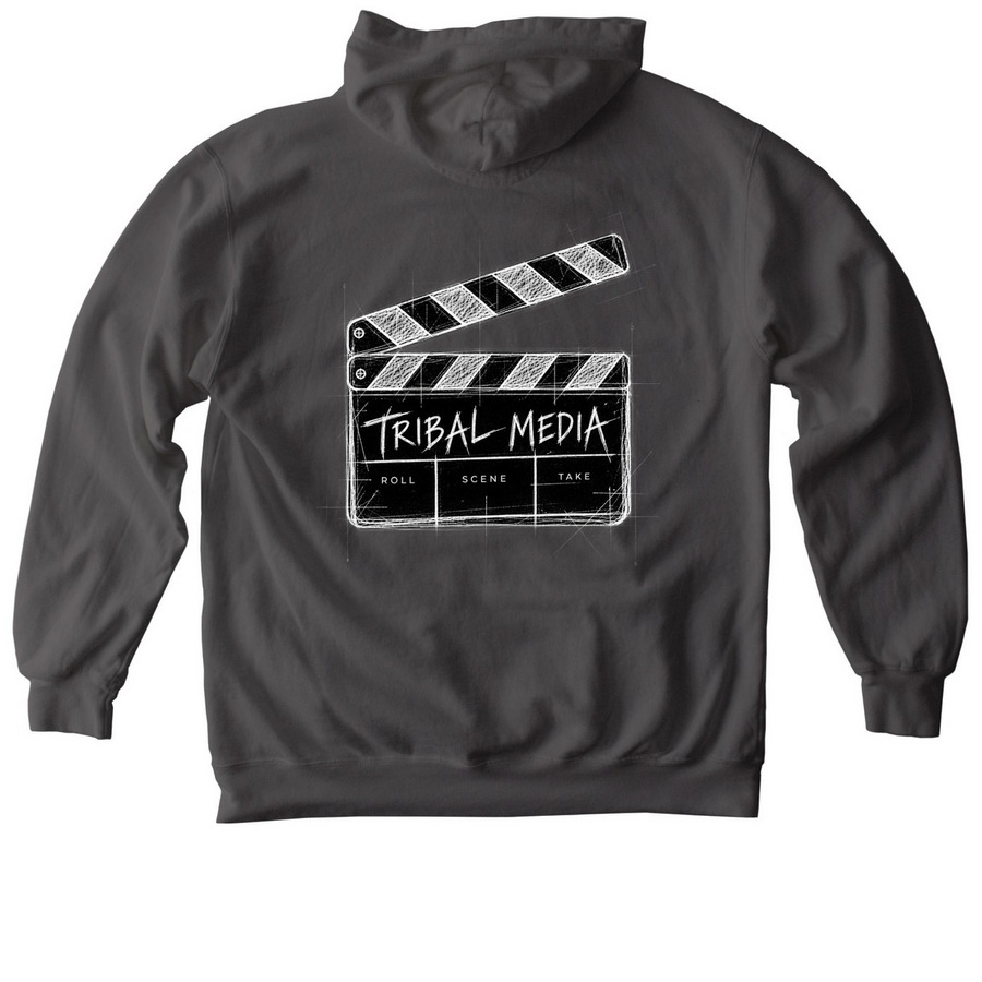 Fall 2026&nbsp;, a Pepper Comfort Colors Pullover Hoodie (back-view)