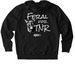 Feral for TNR, a Black Stanley/Stella Unisex Cultivator 2.0 Zip Up Pullover Hoodie (back-view)