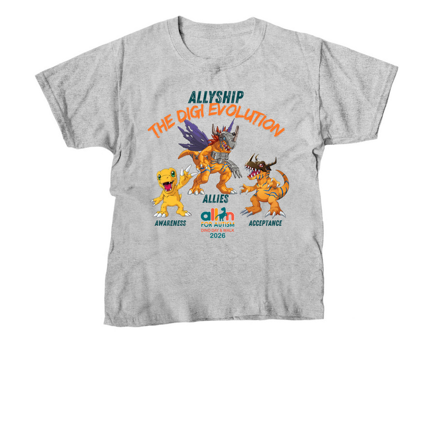 Ally Evolution, a Sport Grey Youth Unisex Tee