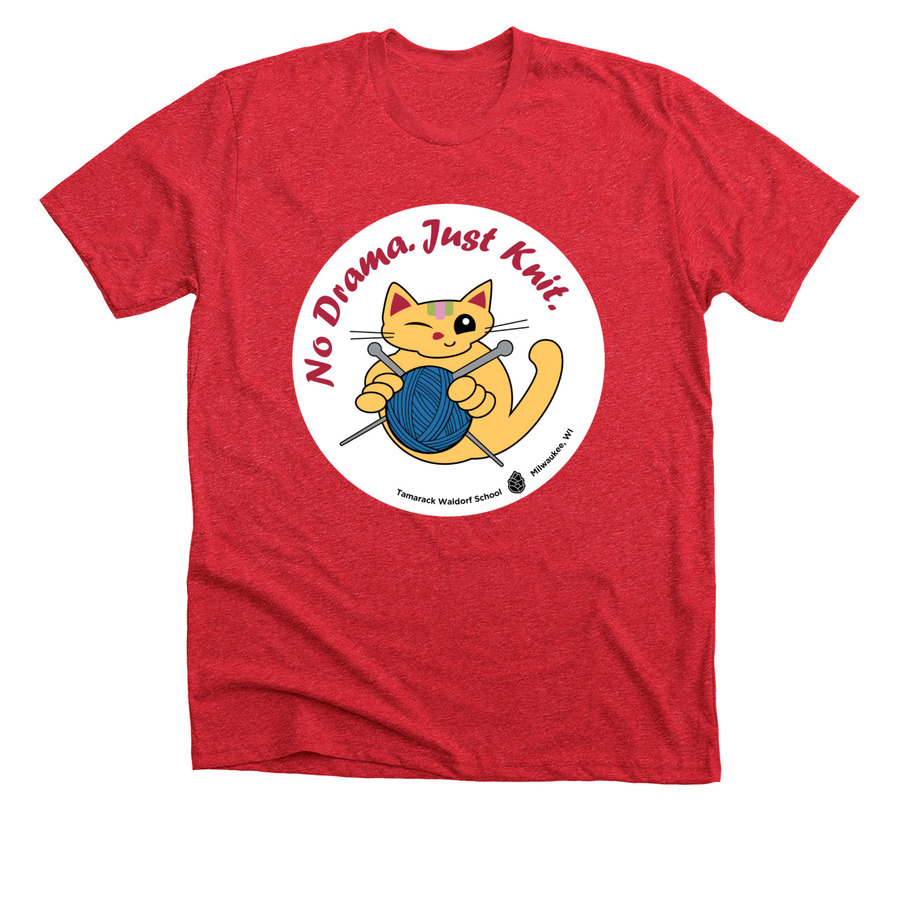 7th Grade Design Contest, a Heather Red Premium Unisex Tee