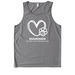 Ditrrmo Logo Tank Tops, a Aluminum Grey Allmade Eco Triblend Tank