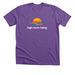 Wear High Tech Rising, a Heather Team Purple Premium Unisex Tee