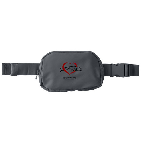 Greyheart Swag!, a Storm Grey Matte Hip Pack