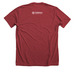 Happy Howlidays, a Heather Canvas Red Premium Unisex Tee (back-view)