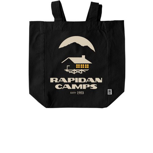 Canvas Tote Bag, a Black Recycled Cotton Tote Bag
