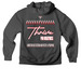 THRIVE LINE - RED, a Asphalt Premium Heavyweight Pullover Hoodie (back-view)