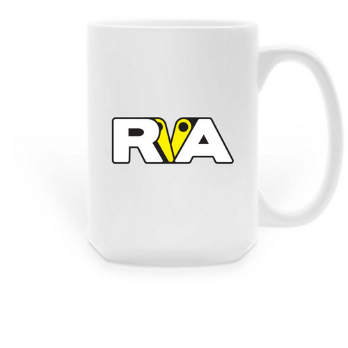 Two more swanky special mugs, a White Large Coffee Mug