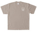 "Never Fold" T-Shirt, a Oatmeal Heavyweight Garment Dye Tee