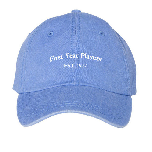 FYP Hat, a Periwinkle Printed Pigment Dye Baseball Cap
