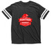 Panther Parent, a Vintage Smoke / White Football Jersey Tee