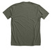 SSSSSS-CRACK, a Heather Military Green Premium Unisex Tee (back-view)