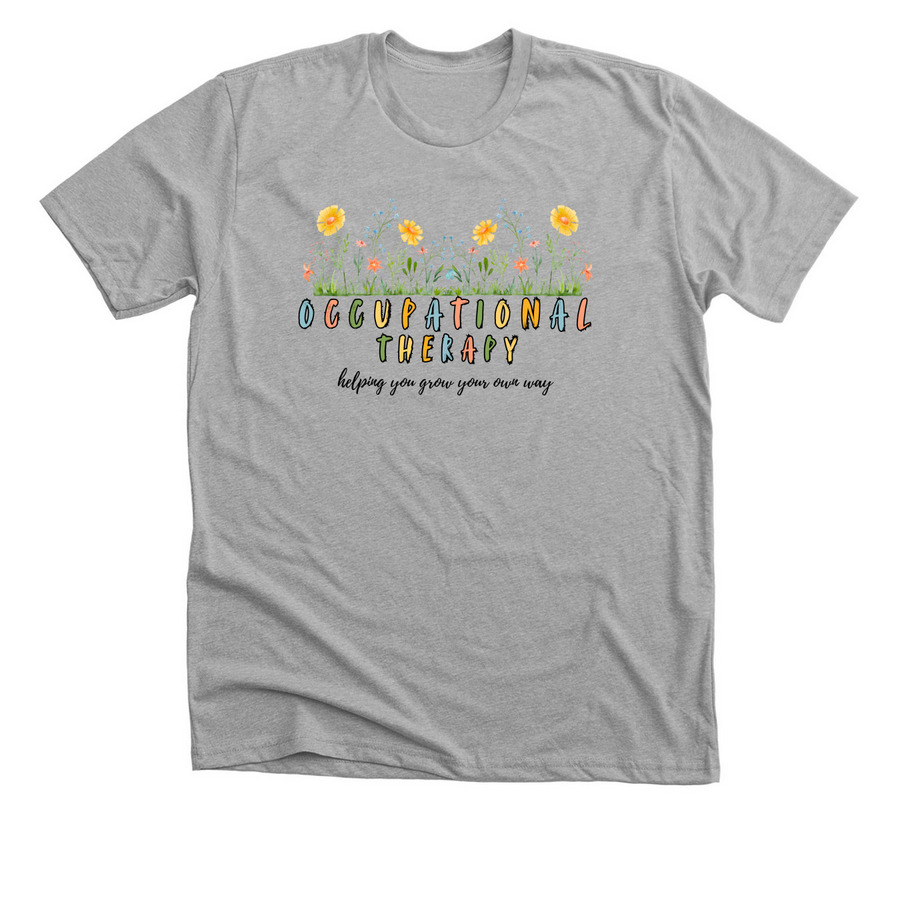 Grow Your Own Way, a Athletic Heather Premium Unisex Tee