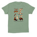 Prairie Wildlife Species Ensemble Shirt, a Sage Premium Cotton Tee