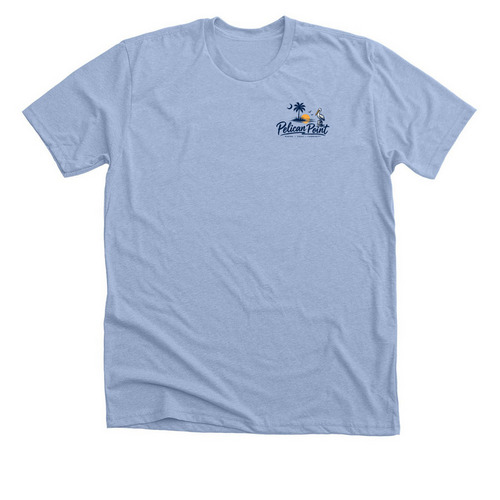 Make Your Own Waves ? Adventures at Pelican, a Heather Baby Blue Premium Unisex Tee