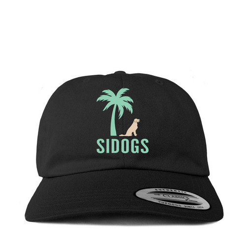 SIDOGS Color Logo Hat, a Black Printed Classic Baseball Cap