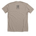 Lions Roaring T-Shirt, a Heather Stone Premium Unisex Tee (back-view)