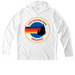 PSALM 82:3 PERFORMANCE, a White UV Performance Long Sleeve Hoodie