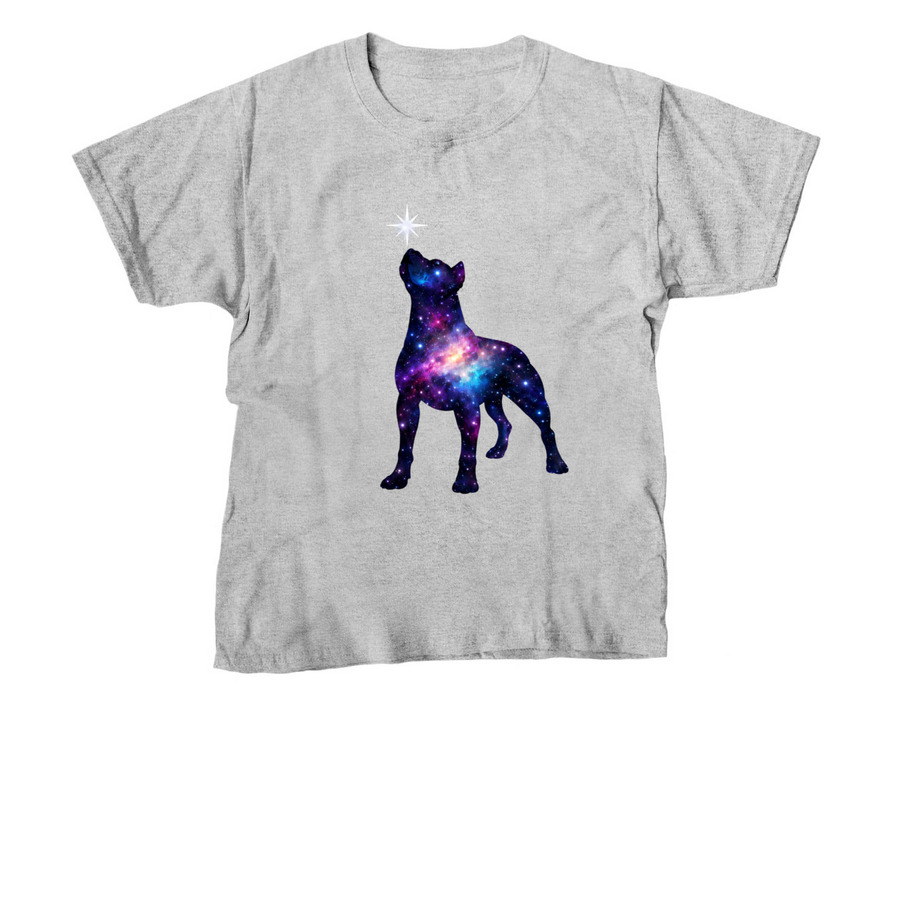 Galaxy Pittie, a Sport Grey Youth Unisex Tee