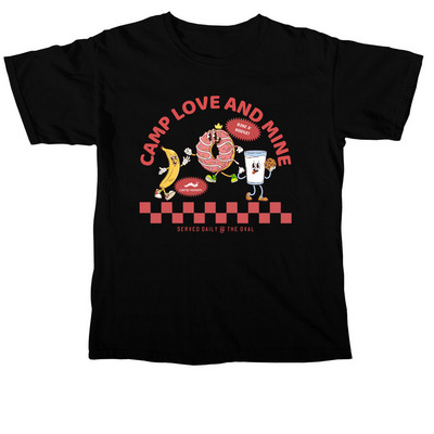 CLAM Retro, a Black Comfort Colors Unisex Tee