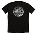 WCC, a Solid Black Blend Premium Unisex Tee (back-view)