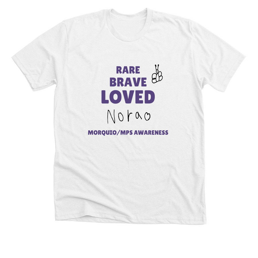 MPS-IVA, a Solid White Blend Premium Unisex Tee