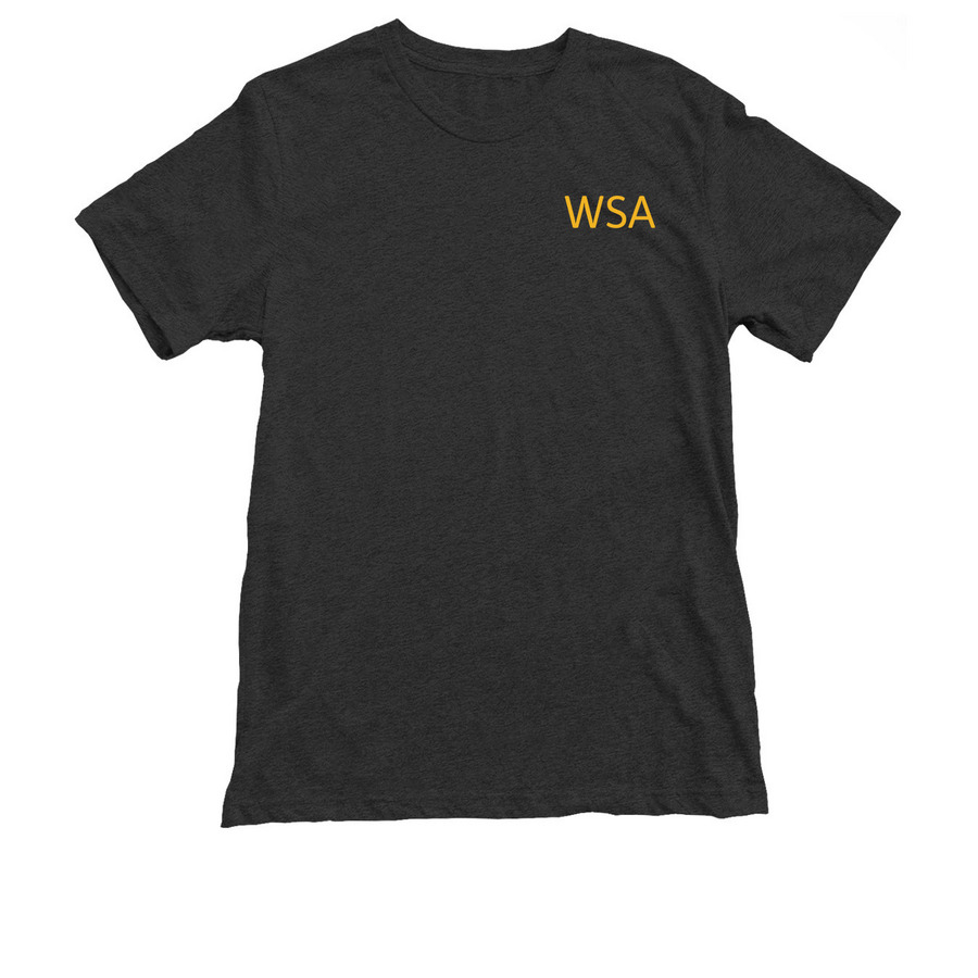 WSA, a Vintage Black Triblend Unisex Tee