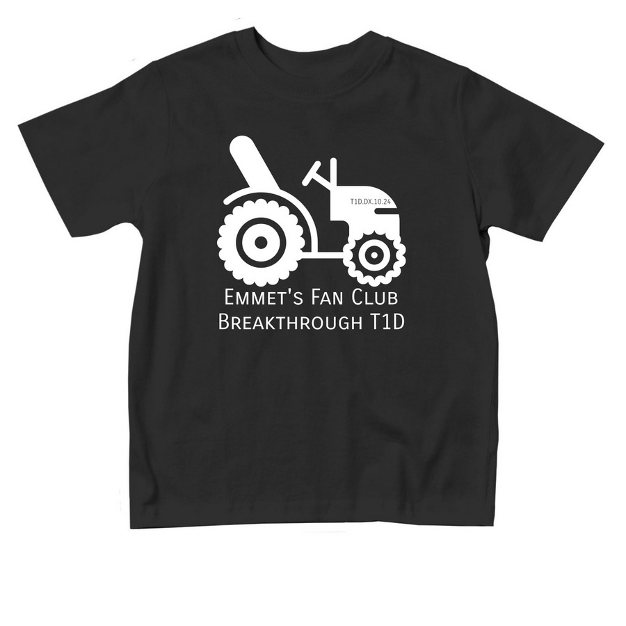 Emmet's Fan Club T1D Toddler 2026, a Black Toddler Tee