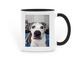 Neyo Coffee Mug #1, a Black Two-Tone Ceramic Mug