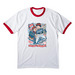 Exclusive Shirt for&nbsp;The Right Thing to Do, a White/ Red Cotton Ringer Tee