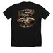 Drag Racing, a Solid Black Blend Premium Unisex Tee (back-view)
