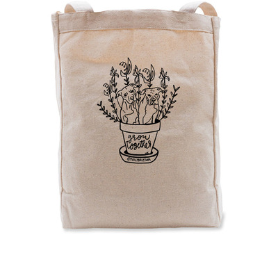 Grow Together, a Natural Recycled Cotton Tote Bag