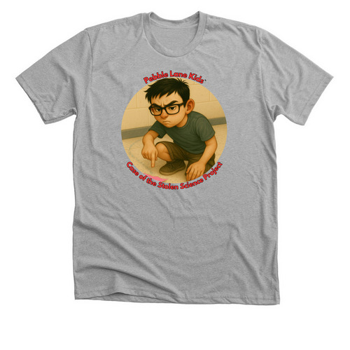 Dax Finds A Clue, a Athletic Heather Premium Unisex Tee