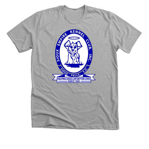 Sioux Empire Kennel Club Official Logo, a Athletic Heather Premium Unisex Tee
