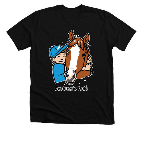 Step by Step (boy), a Solid Black Blend Premium Unisex Tee