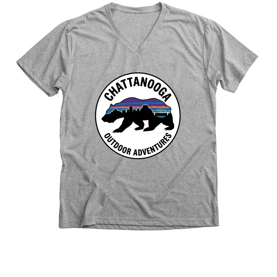 Chattanooga Outdoor Adventures Merch&nbsp;, a Athletic Heather Premium V-Neck Tee
