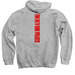 Official Twenty One Ohio Stadium Hoodie, a Sport Grey Pullover Hoodie (back-view)