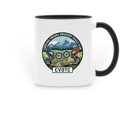 CVOTC&nbsp; Coffee Mug, a Black Two-Tone Ceramic Mug