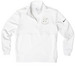 Good Trouble Saves Lives, a White Nike Club Fleece Half Zip Pullover