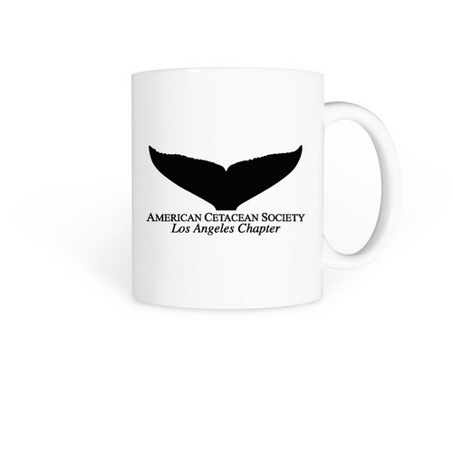 Whale conservation mug ACS-LA, a White Coffee Mug